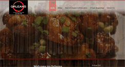 Desktop Screenshot of orleansrestaurant.com